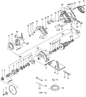 Page A Diagram and Parts List for TC13K-B2 1 Black and Decker Circular Saw